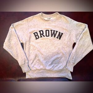 Champion Brown University Sweatshirt, Adult Size Small